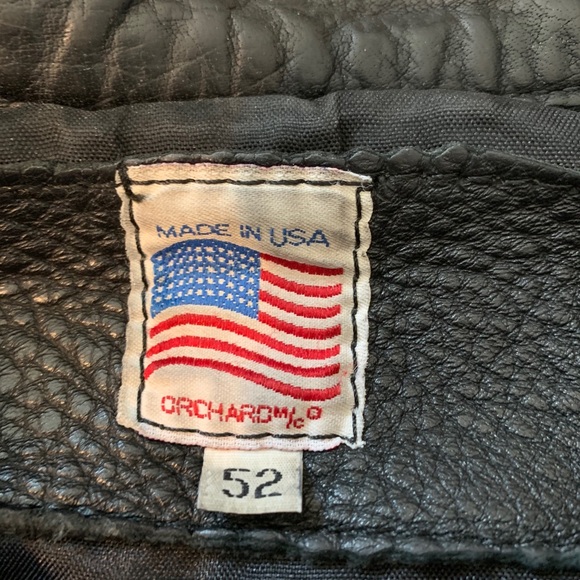 Men’s Leather Biker Vest - Picture 2 of 5